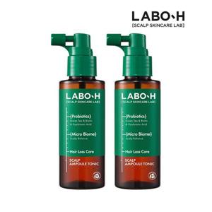 [라보에이치]두피강화 클리닉 앰플 토닉 탈모증상완화 100ml 2입