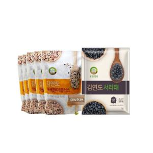 오색현미플러스 7봉 + 서리태 1kg