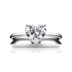 [가이거] 14K GOLDPLATED 파인 하트 레이어드 반지 2종 세트  GIBRWR005