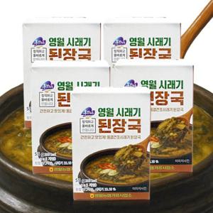 [영월농협] 동강마루 동결건조 즉석 시래기 된장국 5박스(박스당11gx5개입)