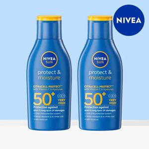 [니베아 공식] 니베아 선 프로텍트 앤 모이스춰 선 로션 100ml 2개