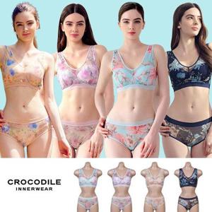 [크로커다일]플라워 에어리핏 브라팬티 8종 CD079