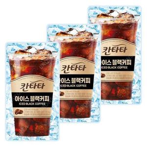 롯데 칸타타 아이스 블랙커피 230ml X 30팩 파우치 음료