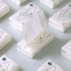 바스틀리 대나무 스노우 페이셜 로션티슈 리필 50매 4겹 다이아엠보 미용티슈 먼지없는 고급 각티슈