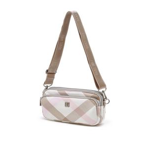 닥스 골프 여성 [ONLINE EXCLUSIVE] 핑크 빅체크 자가드 마이크로백 (DNGF6E901P2)