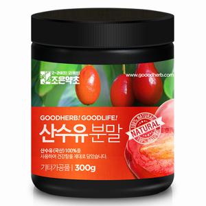 [조은약초] 산수유 분말 300g x 1통(총 300g)