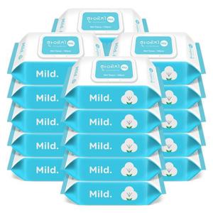 휴마일드 물티슈 캡형 100매 20팩