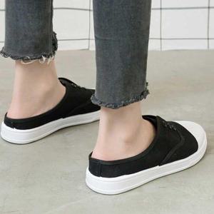 패브릭 여자 운동화 뮬블로퍼 스니커즈 뮬운동화