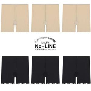 [마이핏]3종 여성 드로즈 사각 심리스 노라인팬티 사이즈 S-XL
