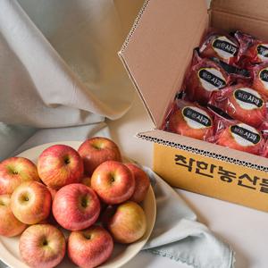 [자연품애 사과]맑은 세척사과 실중량 5kg 소과