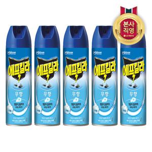 에프킬라 모기약 에어로졸 무향 500ml x 5개