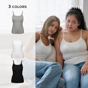 [힙핑크] [빅사이즈] 올데이 모달 볼륨캡 롱 끈나시