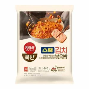 [햇반쿡반] 스팸김치볶음밥 440g x 3ea