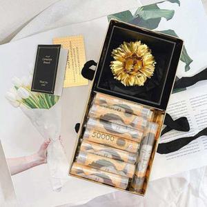 [BZFK1761_49]NEW 골드박스 금카네이션 돈상자 어버이날 효