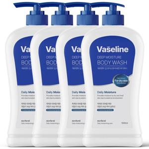 메르헨트 바세린 바디워시 1000ml x 4개 약산성 대용량 퍼퓸 향좋은 바디클렌저