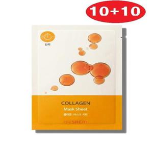 [더샘]10+10 바이오 솔루션 탄력 콜라겐 마스크 시트 (탄력)_US