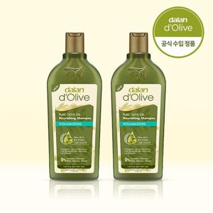 [달란] 볼륨샴푸 천연올리브 약산성 두피케어 모발영양 400ml 2개