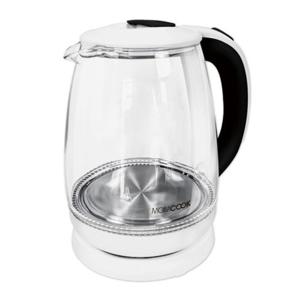 주전자 티포트 맘쿡 무선 유리 전기포트 급속 LED가열등 1.8리터