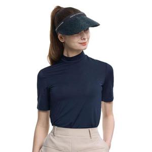 [이지바이]투엘라 아이스스무디 여성 데일리 냉감 스트라이프 반폴라 반팔 티셔츠(W6ST09)