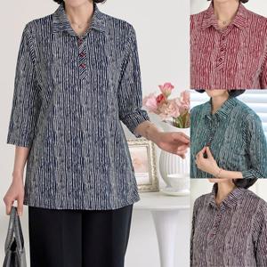 [엄마옷 로즈맘] 라부줄카라7부티셔츠