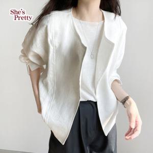 [쉬즈프리티] 마노커프스린넨자켓