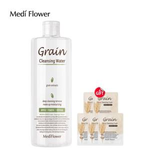 메디플라워 곡물 클렌징 워터 500ml+곡물 파우치 5매