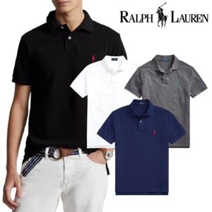 ★타임특가★ 폴로 랄프로렌 남성 커스텀 슬림핏 메시 폴로 반팔 카라티