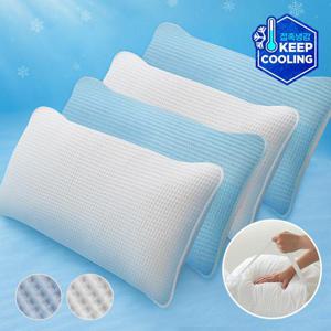 피아블 쿨프렌즈 아이스 냉감 메쉬 밴딩베개커버(40X60)