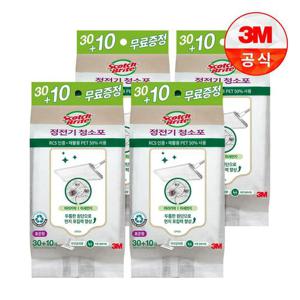 [3M]재활용 PET 50% 사용 정전기 청소포 표준형 30+10매 x 4개