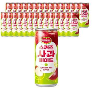[롯데]롯데 델몬트 스퀴즈 사과 240ml X 30캔 과일음료 사과주스 (11771423)