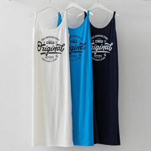 나야홍 / 빅사이즈나시원피스 V060L508 프리라운드민소매원피스