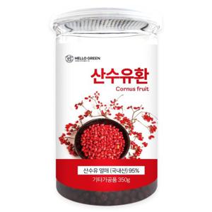 [헬로우그린] 국산 구례 산수유환 350g, 1개