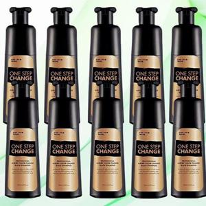 꾸띄르 새치 염색 샴푸 멋내기 갈색 (실크브라운) 180ml 샴푸 10통