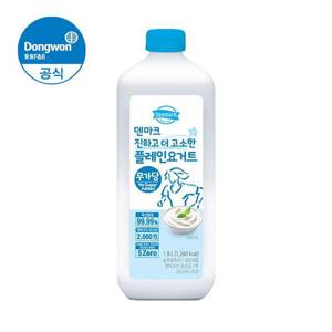동원 덴마크 고소하고 더 진한 무가당 플레인 요거트 1.8L 3입
