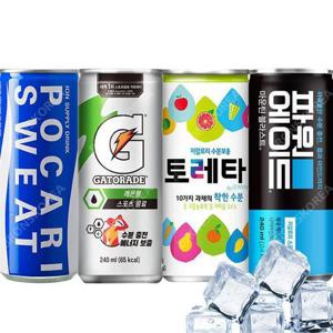 파워에이드 240ml +토레타 +포카리스웨트 +게토레이 5캔씩