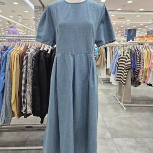 [레코브]뒤버튼반팔데님원피스 LC31E5DO503X_IC