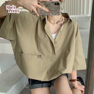 [쉬즈프리티] 제키윈디빅포켓셔츠