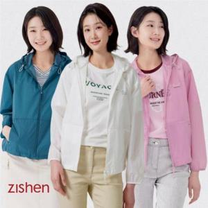 [지센]지센 HC20 후드 온부 바람막이 크롭점퍼 LSJPP471 TE (48732692)