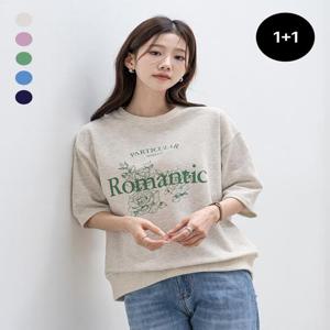 [1+1 반팔/7부/긴팔]로앤티 프린팅 7부 티셔츠