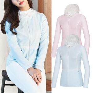 [콜핑]자프리 여 KRJ6256W 바람막이 후드 스판 원단 프린트 여성 등산 자켓