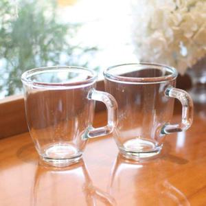 갤러리아_2개세트 글라스락 퓨전 머그컵 375ml 내열 강화유리 물컵