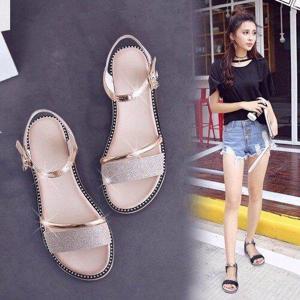 [블로썸스틸]DS-0301 발볼넓은 쿠션 좋은 슬랙스 청바지 샌들신발