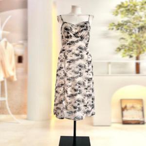 [스타일리쉬바이피클]플라워 뷔스티에 레이어드 롱 원피스