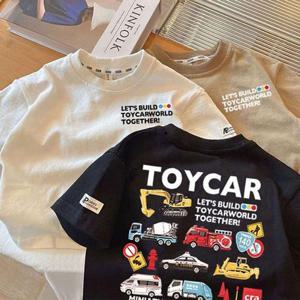 [조이멀티][조이멀티] 토이카월드 남아동 자동차 면 반팔티셔츠 205751
