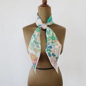 [애슬릿][애슬릿]국산 패턴 실크 린넨 모달 얇은 여름 스카프