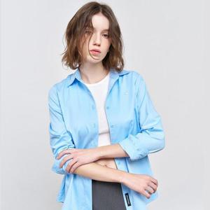[제너럴아이디어]WOMAN 링클프리 리벳 셔츠 [BLUE] / WBE1L03507