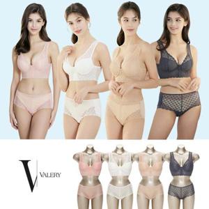 [발레리][발레리] 발레리 레이스 지퍼 브라 컬렉션 4세트 8종