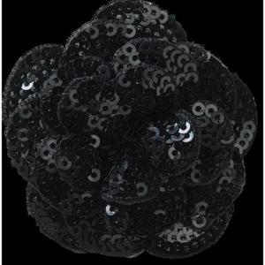 갤러리아_[크록스 본사][악세사리] 블랙 시퀸 플라워 지비츠 10017068