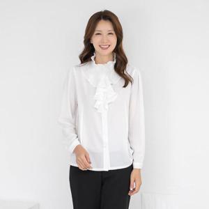 엄마옷 프릴 긴팔 정장 블라우스 510BMN123 중년여성/50대/60대/마담/빅사이즈/할머니옷