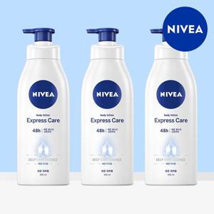[니베아 공식] 니베아 익스프레스 바디로션 400ml 3개